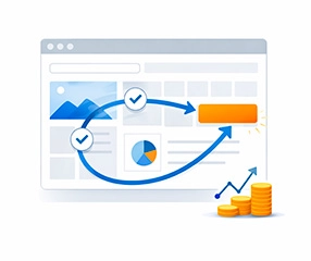 Execução de marketing digital com foco em conversão